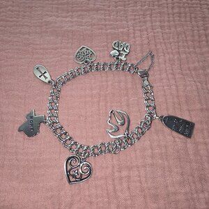 James Avery Silver Charm Bracelet with Charms